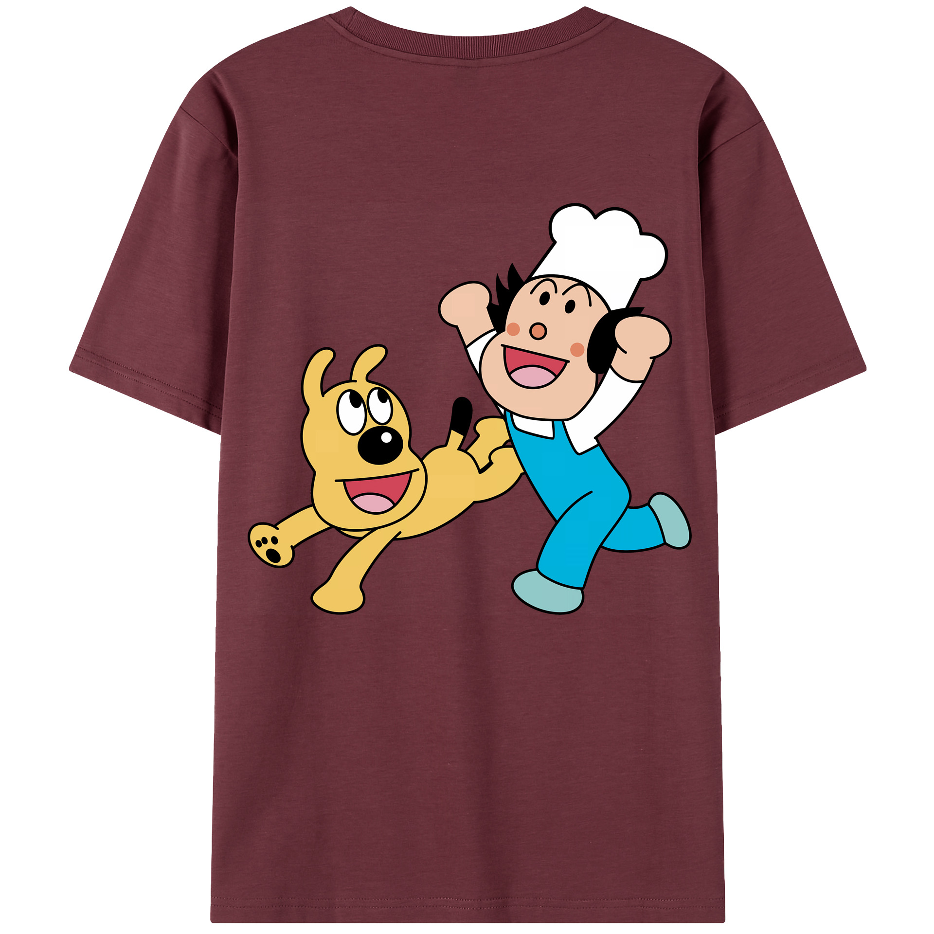 （画像用） アンパンマン Anpanman 綿100％半袖Tシャツ（背面プリント）
